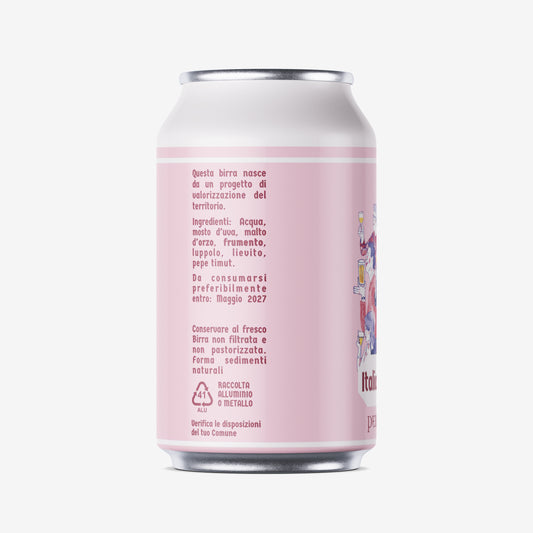 Birra Artigianale ITALIAN GRAPE ALE - Lattina 330ml