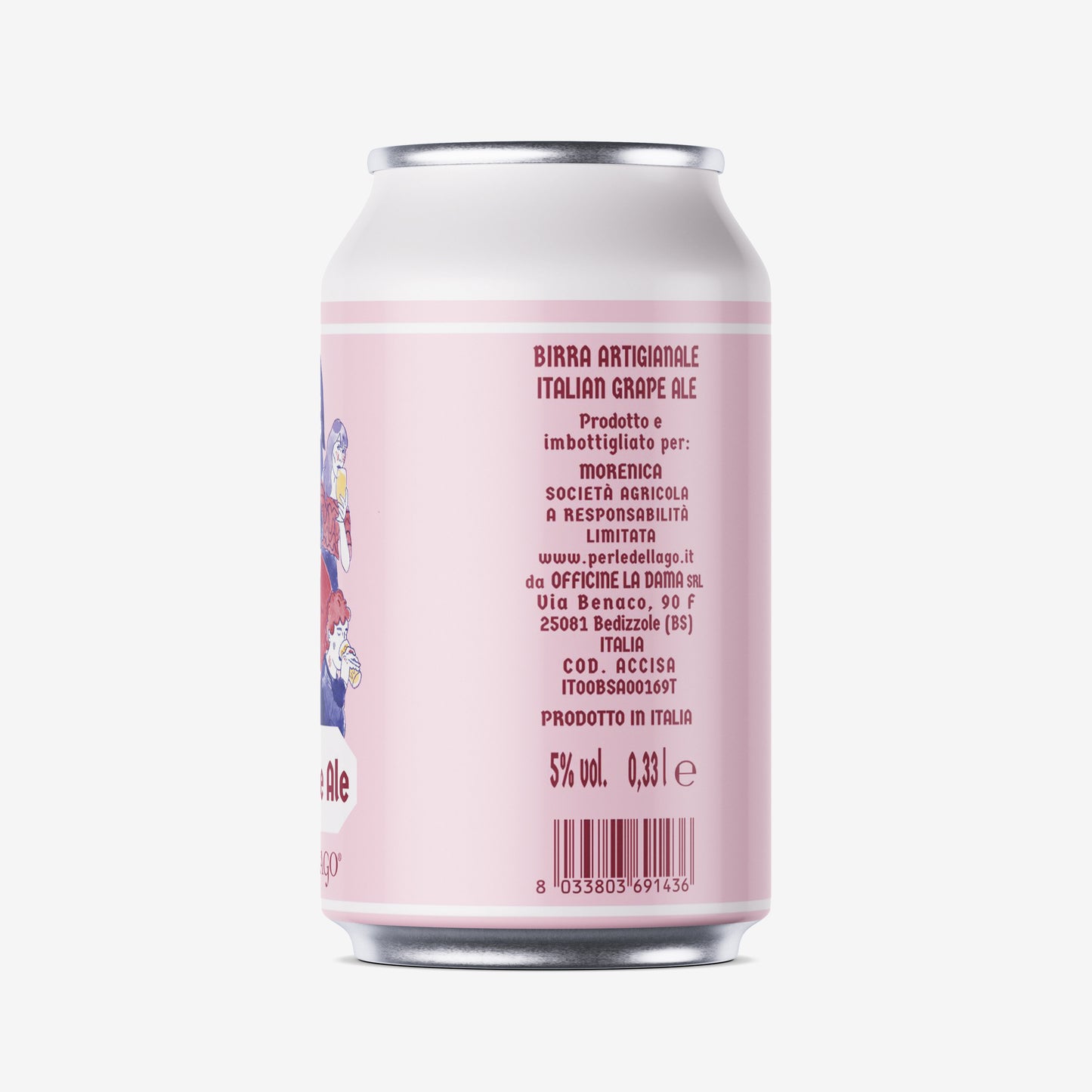 Birra Artigianale ITALIAN GRAPE ALE - Lattina 330ml